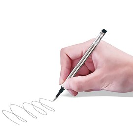 10 PCS Jinhao Roller Ball Pen Refills, Screw Type, Black Color, Medium Point,115mm