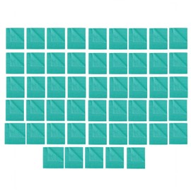 2Work Economy Cloth 420x350mm Green (Pack of 50) 2W08169