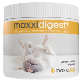 maxxipaws maxxidigest+ Probiotic & Prebiotic Powder Supplement - Digestive & Immune Support for Dogs, 200g