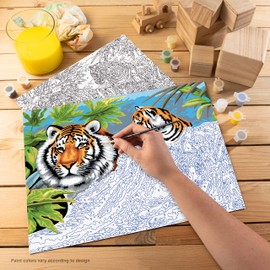 Royal & Langnickel Junior Large Paint by Number Kit 15.25"X11.25", Tiger & Cubs