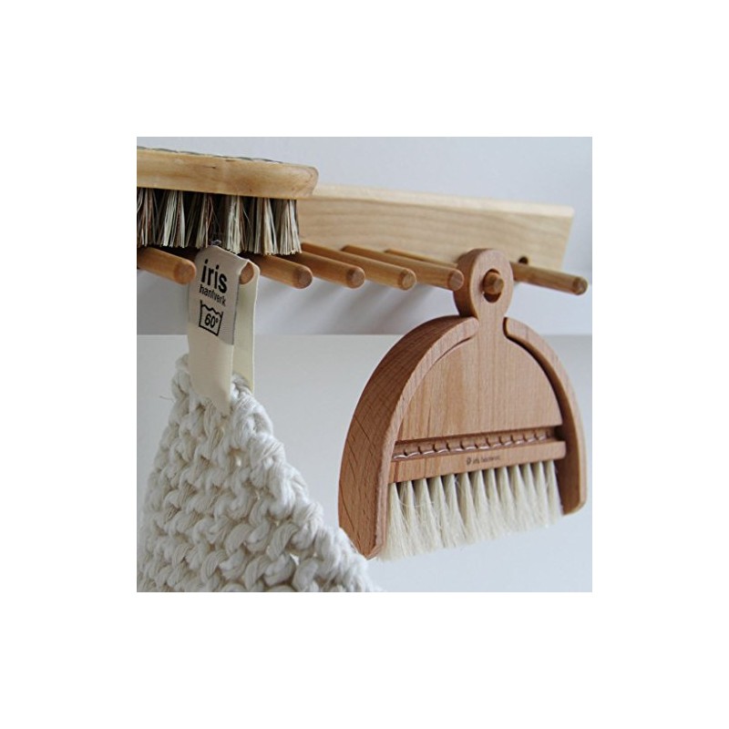 Iris Hantverk Birch Wood Wall Rack with 7 Hooks