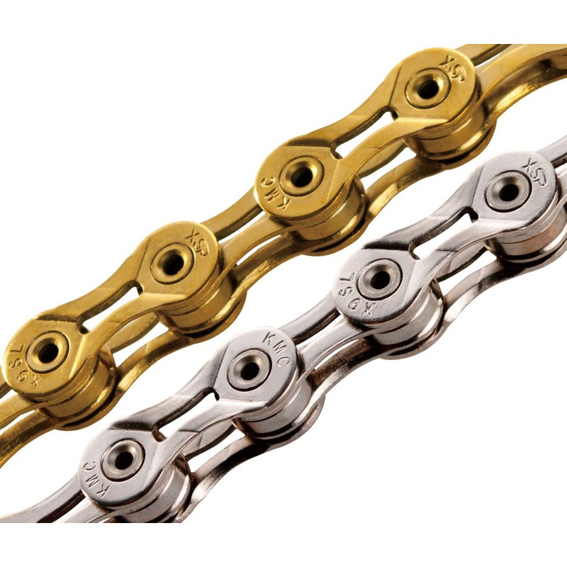 KMC Unisex's X10sl Chain, Ti-Ni Gold, 114 Link