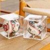 Vitrina de béisbol, vitrinas acrílicas de recuerdos de béisbol, caja