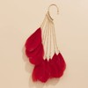 Tassel Elf Ear Cuff Single Left Handmade Non Piercing Earring