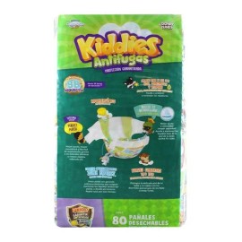 Pañales Kiddies Antifugas Talla 4 G Unisex 80 Piezas Género Sin género Talla Grande (G