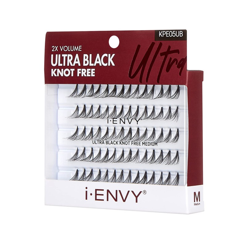 i-ENVY Knot Free Individual Lashes 3 PACK (Ultra Black -