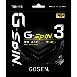 Gosen GOSEN Hard Tennis String G-SPIN3 16L GE-SPIN3 16L Single Tension TSGS30