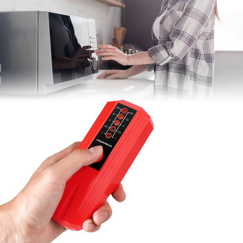 EMF Meter Magnetic Field Detector Electromagnetic Radiation Tester with 5