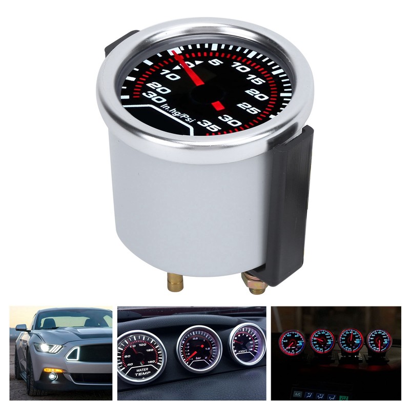 2in Turbo Boost Gauge -30-35PSI Red Pointer High Accuracy Meter