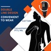 Retevis Walkie Talkie Earpiece with Mic, Coil Tube, 2 Pin,