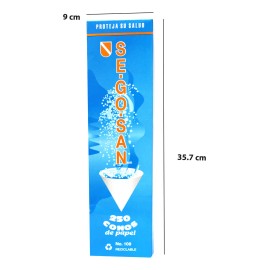 Segosamn Cono De Papel Para Agua Con 250 Conos Segosan N° 108