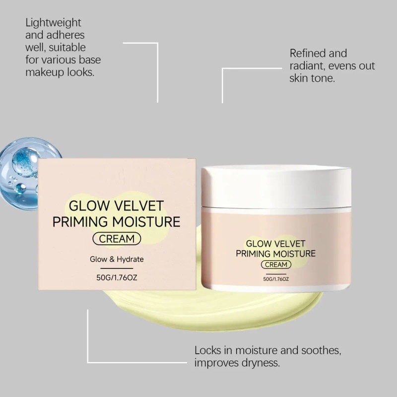 Crema Hidratante Hidratante Glow Velvet X2 50 Ml Para Todo
