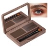 2-in-1 Eyebrow Powder Kit, Eyebrow Pomade – Includes Palette, Pencil,