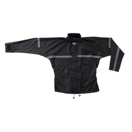 Nelson-Rigg SR-6000 Stormrider Men's 2-Piece On-Road Motorcycle Rain Suits - Black/Black / 2X-Large