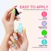 Morovan Nail Polish Set Fingernail: Pastel Macaron Rainbow Nail Polish