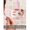 Gladmart Hand Mirror Salon Barber Hairdressing Handheld Mirror with Handle