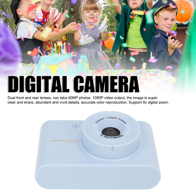 40MP 1080P Digital Camera Dual Lens 8X Zoom IPS Screen
