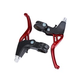 YINKE Bicycle Brake Levers, Aluminum, Aluminum, Bicycle Brakes, Left and Right Set (Red)