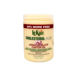 Crema acondicionadora de tratamiento profundo con aceite de ricino negro jamaicano Cholesterol Plus 24 oz.