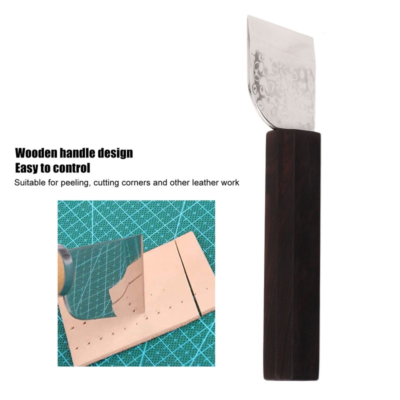 Leather Cutting Knife Incisive Large Bevel Sturdy Durable Leather Knife