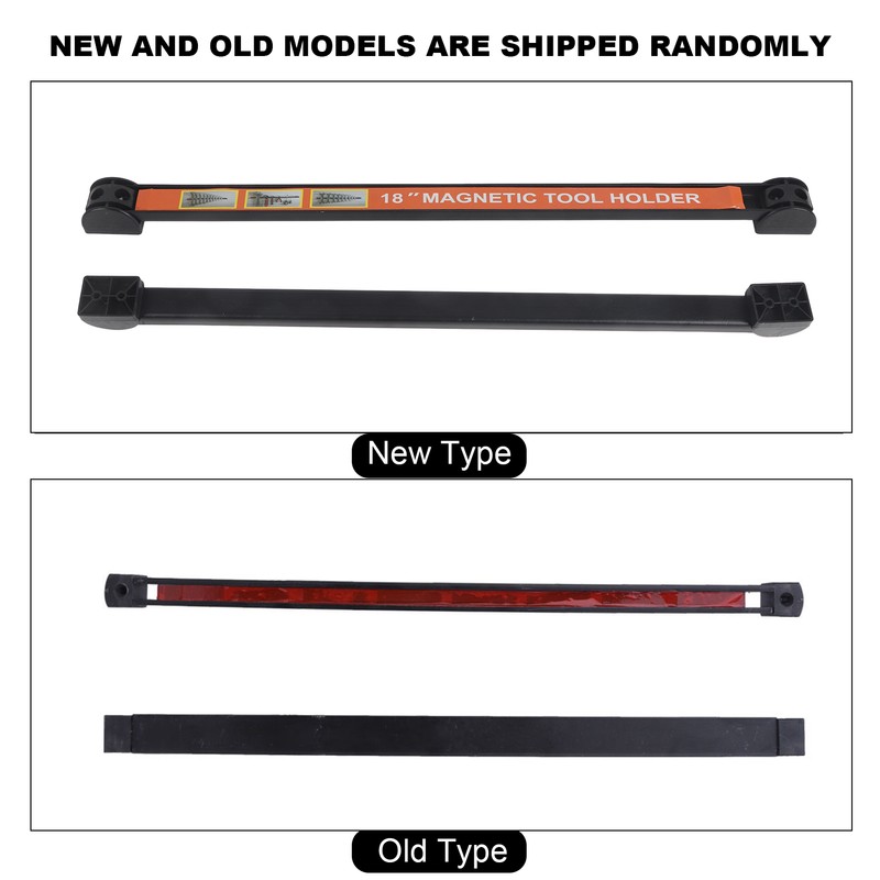 Double-Sided Magnetic Tool Holder Rack Storage Rail Organizer for Hardware