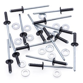 Rexka 15 Sets Fender Liner Rivet Washer Kit for Hyundai Kia Accent Azera Elantra Equus Santa Fe Tucson Veracruz and Kia Optima Rondo Sorento 86450-36000 14160-03133