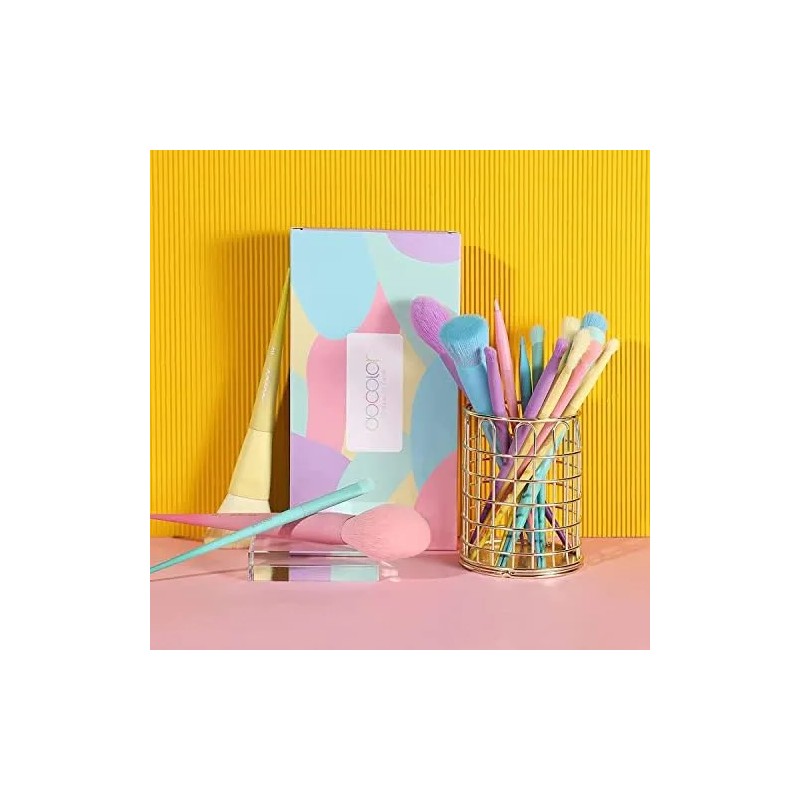 Docolor Brochas De Maquillaje 17 Piezas Juego De Brochas De