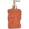 BosilunLife Ceramic Soap Dispenser, Unique Greek Goddess Design, Large Pump