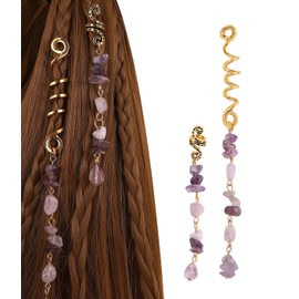 XPEX 28 Pieces Hair Clip Braid Rings Adjustable Metal Cuff Braiding Accessories Cuff Hair Accessories Set Hair Scrunchie Braids for Men and Women