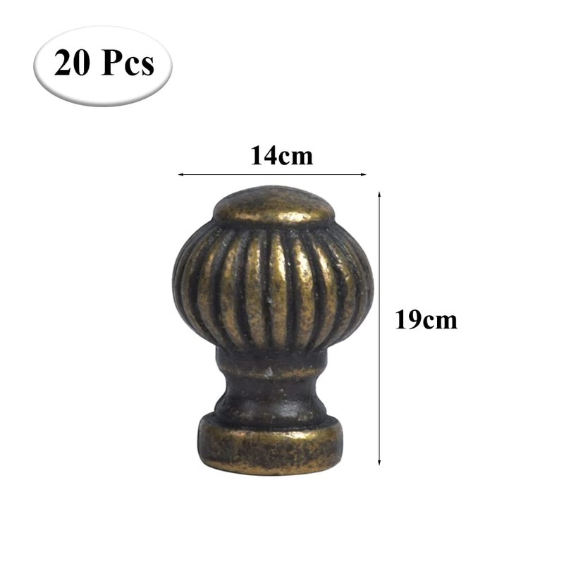 Rea&Gole 20 Pcs Mini Cabinet Knobs Drawer Wardrobe Handles Antique