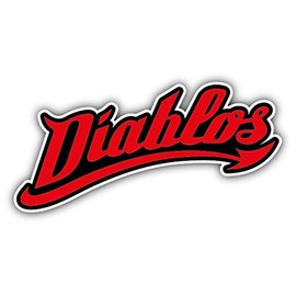 Diablos Rojos Del Mexico MiLB Baseball Slogan Logo Vinyl Art Graphic Sticker Bumper Decal
