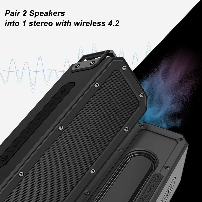 Wireless Bluetooth Speaker Multifunctional IPX7 Waterproof High Power 40W Heavy