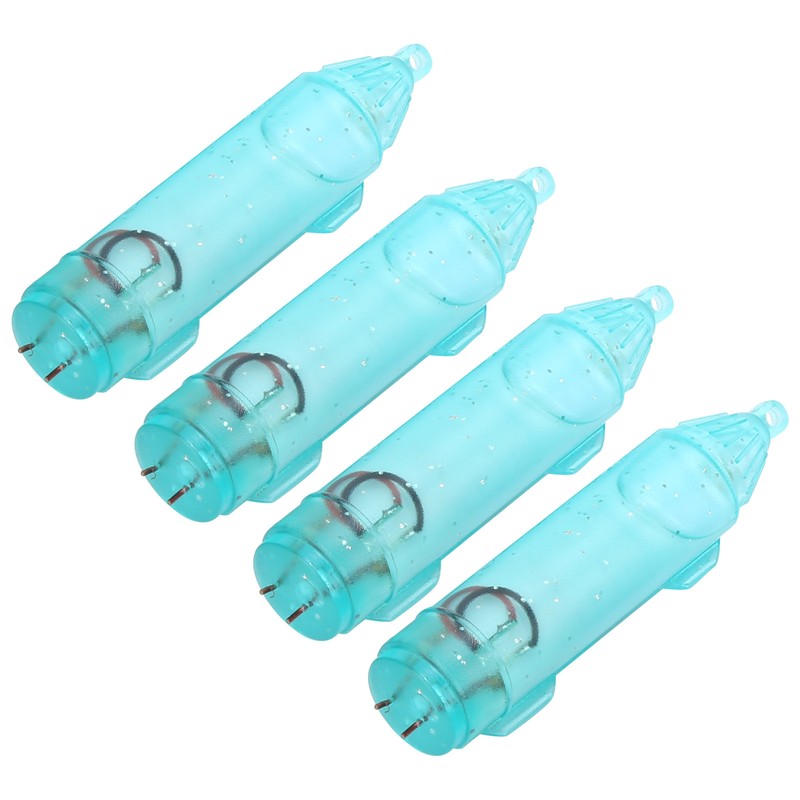 4Pcs Fishing LED Lure Light Underwater Lure Lamp Waterproof Bait