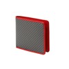 FRUH Real Carbon Smart Wallet GL-033 Red (Red) Men's Wallet,