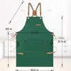 NCONCO Chef Apron, Men Women Cooking Chef Apron with Adjustable