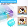 Pasking Large Pill Box Organiser - Weekly Pill Dispenser 7