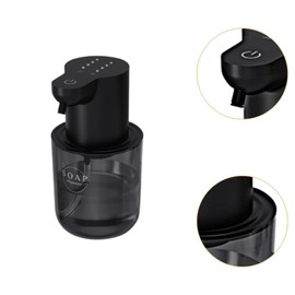 Fenteer Automatic Foaming Soap Dispenser,Electric Sensory Pump,Smart Touchless Hand Soap Dispenser,400ml for Restaurant Home Bathroom, Foam type black