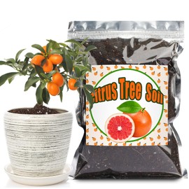 Doter Citrus Tree Potting Soil Mix, Organic Loamy Potting Soil for Potted Lemon or Lime Tree, Special Blend for Indoor Oranges, Lemons, Limes and More