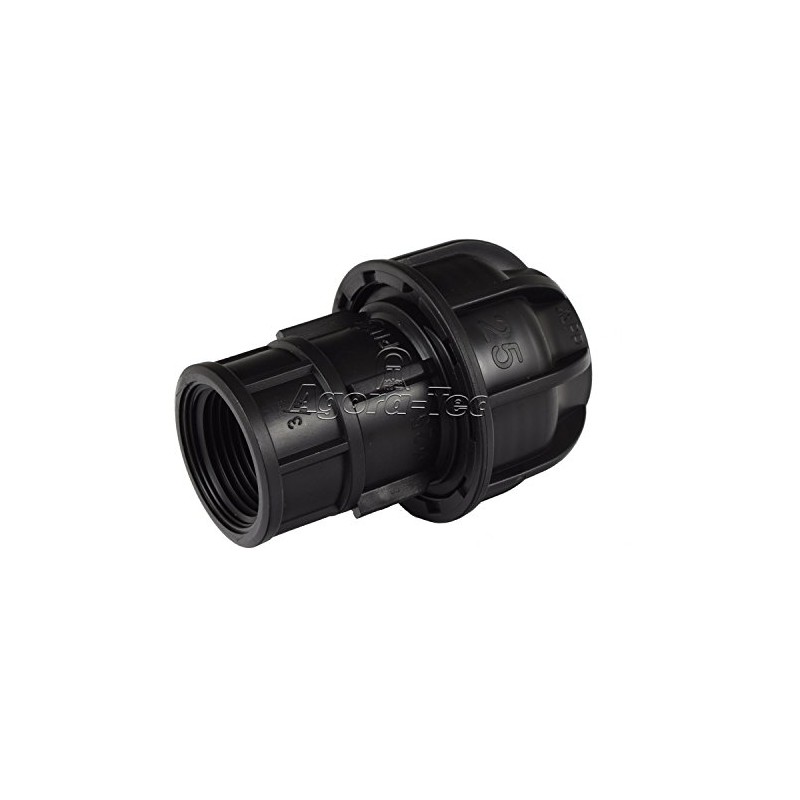 Agora-Tec PE Fitting Coupling 25 mm x 3/4 Inch Internal