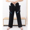 Catheter Leg Bag Pants 2 Large Pockets Cotton Comfortable Urine