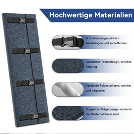 EFEALL Motorhome Step Doormat, Buckle Closure, Adjustable Carpet, Step RV, Non-Slip Motorhome Floor Mats for Step, for 7-10 Inch Deep Motorhome Steps, Grey