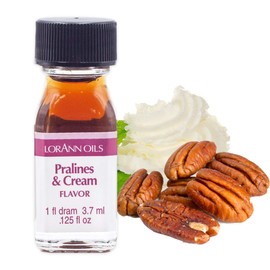 LorAnn Pralines and Cream SS Flavor Flavor, 1 dram bottle (.0125 fl oz - 3.7ml - 1 teaspoon)