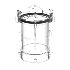 GLOBIZ 5" RV Clear Sewer Hose Adapter Sewer Hose Extender Compatible with Most Brands of Bayonet/Lug Adapter Polycarbonate Made UV-Resistant(1Pack) Clear(8045)