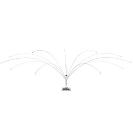 Buzzlett Stainless Steel Bird Deterrent with PVC Base for Outdoors, Boats, Docks and HVAC - Efficient Bird Repellent for Birds, Deters Seagulls and Other Birds from Landing- 6ft