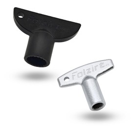 Folzirt Pack of 2 Different 304 Stainless Steel Tap Keys for Outdoor Wall Valve, Frost-Proof Outdoor Tap Rotary Knob, Frost-Proof Outdoor Tap for Shut-off Valve, Tap Replacement Parts