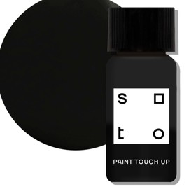 soto Black Paint Touch Up, Appliance + Porcelain, High-Gloss Finish (No. 70 Mars Black) - 10 Milliliters of Enamel + Bathtub Repair for Tub, Tile, Appliances, Interior/Exterior