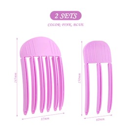 4 Pieces Creative Hair Clips Hair Clips for Fluffy Hair, Hair Styling Tools, Plastic Hair Styling Tools, Hair Styling Accessories