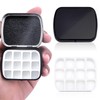 Ouligay 1 Pcs Empty Paint Tins Mini Watercolour Palette Multifunctional