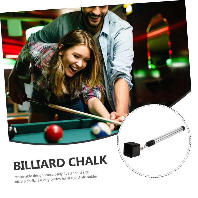 BIUDECO Ergonomic Pool Chalk Holder Professional Snooker Cue Chalk Box