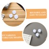 OSALADI 16pcs Transparent Slip Glass Table Bumper Pads Cushion Feet
